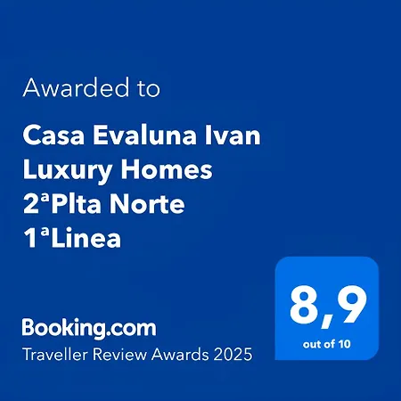 Casa Evaluna Ivan Luxury Homes 2ªplta Norte 1ªlinea Apartment *